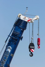 Strength - crane lifting heavy load safely
