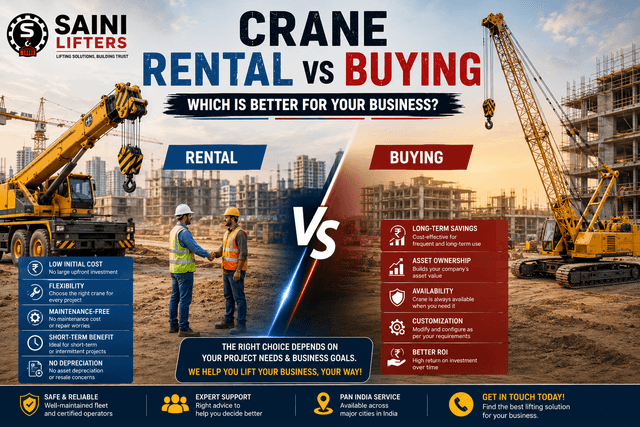 Crane Rental vs Buying: Which is Better for Your Business?